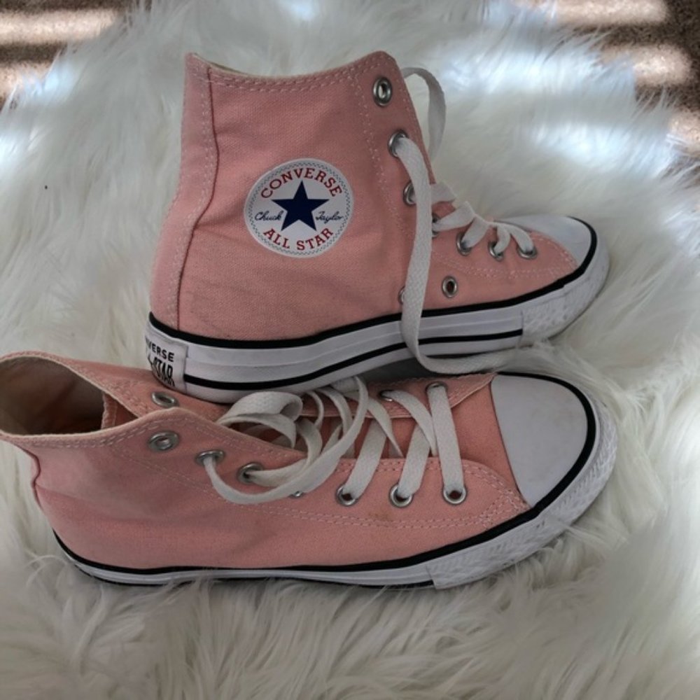 Pink Hightop Converse